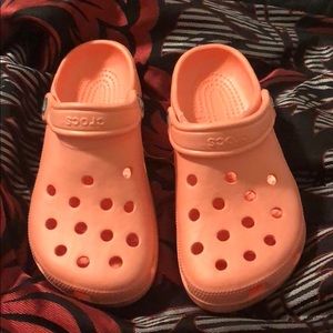 Light pink crocs!